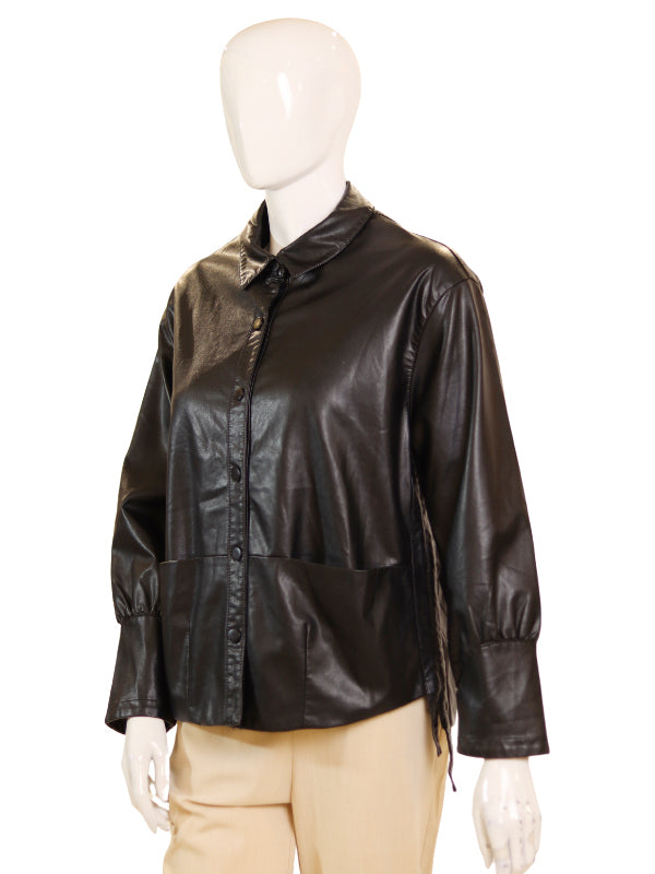 LEATHER JKT(OP)