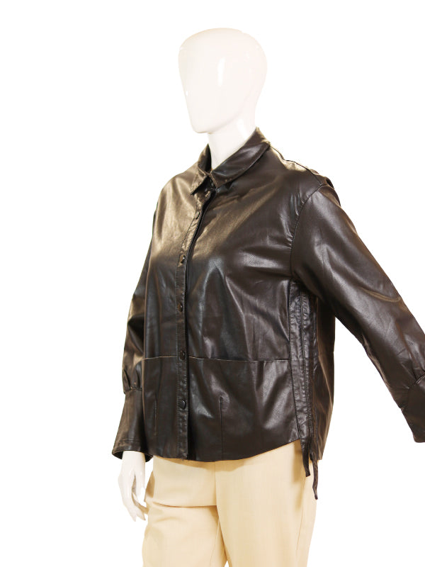 LEATHER JKT(OP)