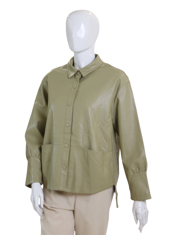 LEATHER JKT(OP)