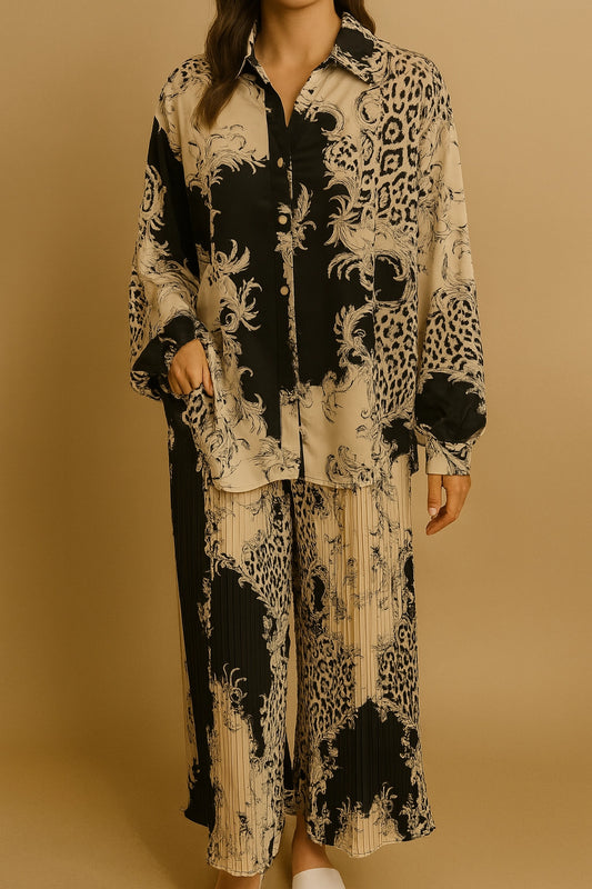 CO-ORD SUIT PRINTED pleted TR