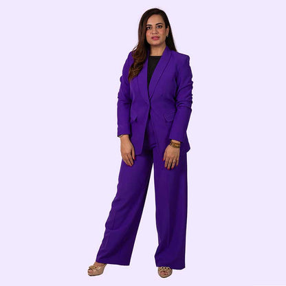 STITCHED SHAWL LAPEL BUSINESS SUIT