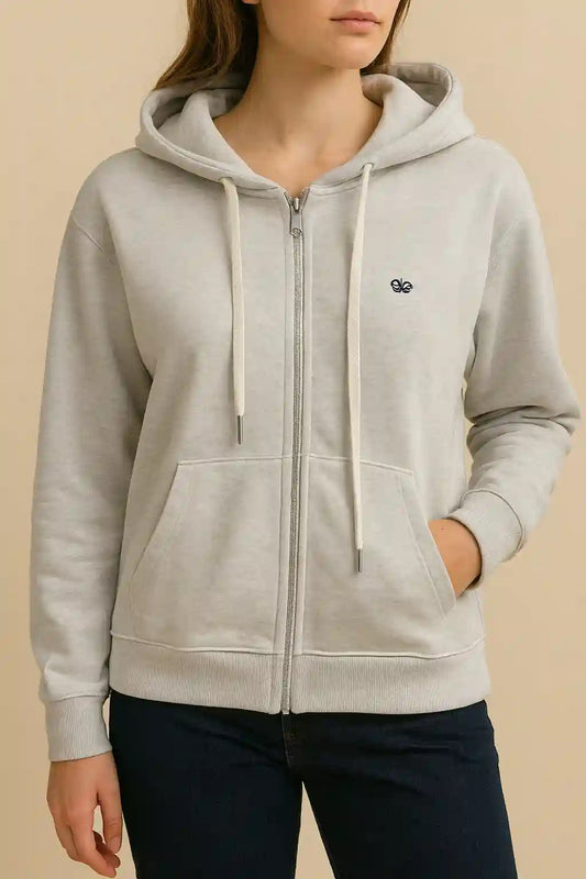 FLEECE ZIPPER HUDDY