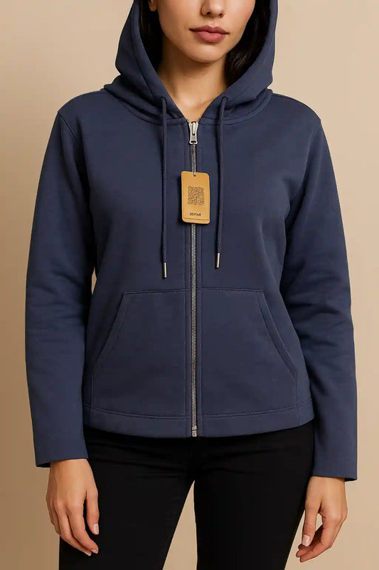 FLEECE ZIPPER HUDDY PLN