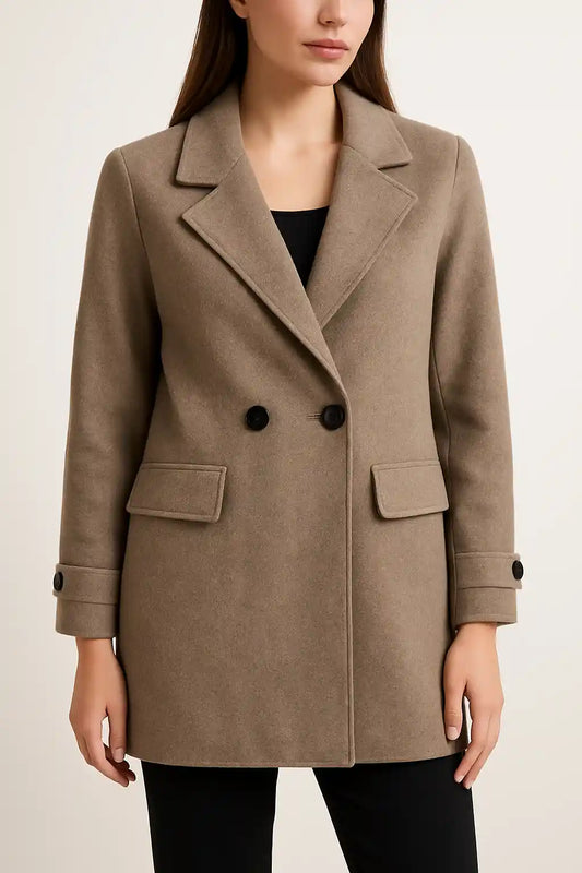 WOOL DUBLE BREST cot