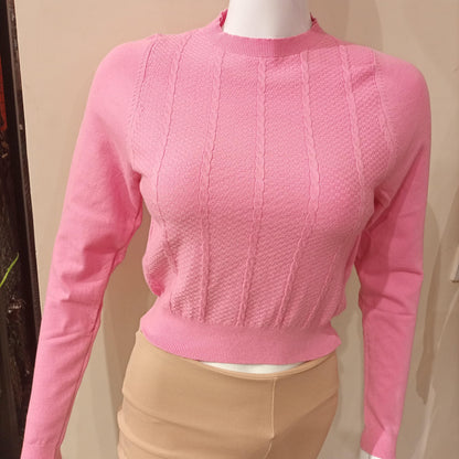 SWEAT SHIRT SHORT textured