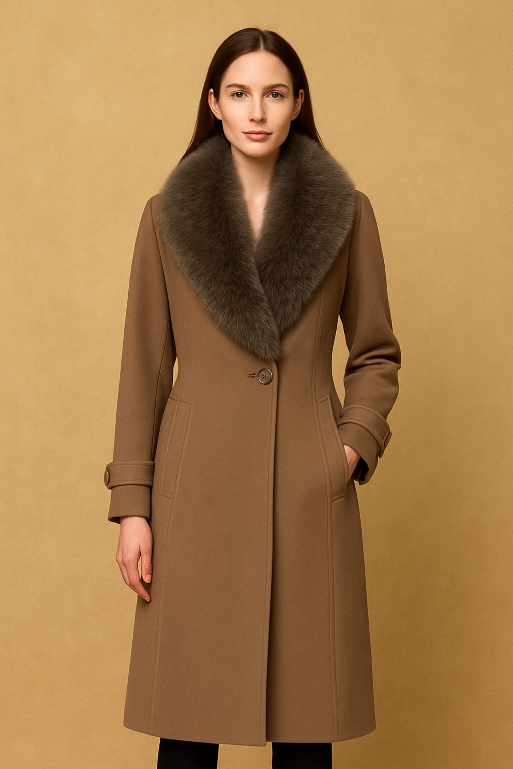 FURR LONG COAT