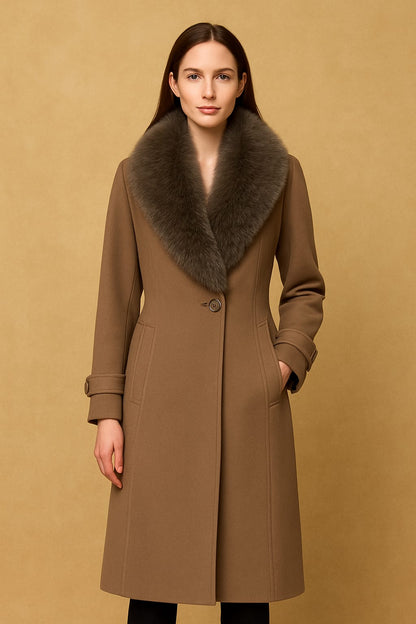 FURR LONG COAT