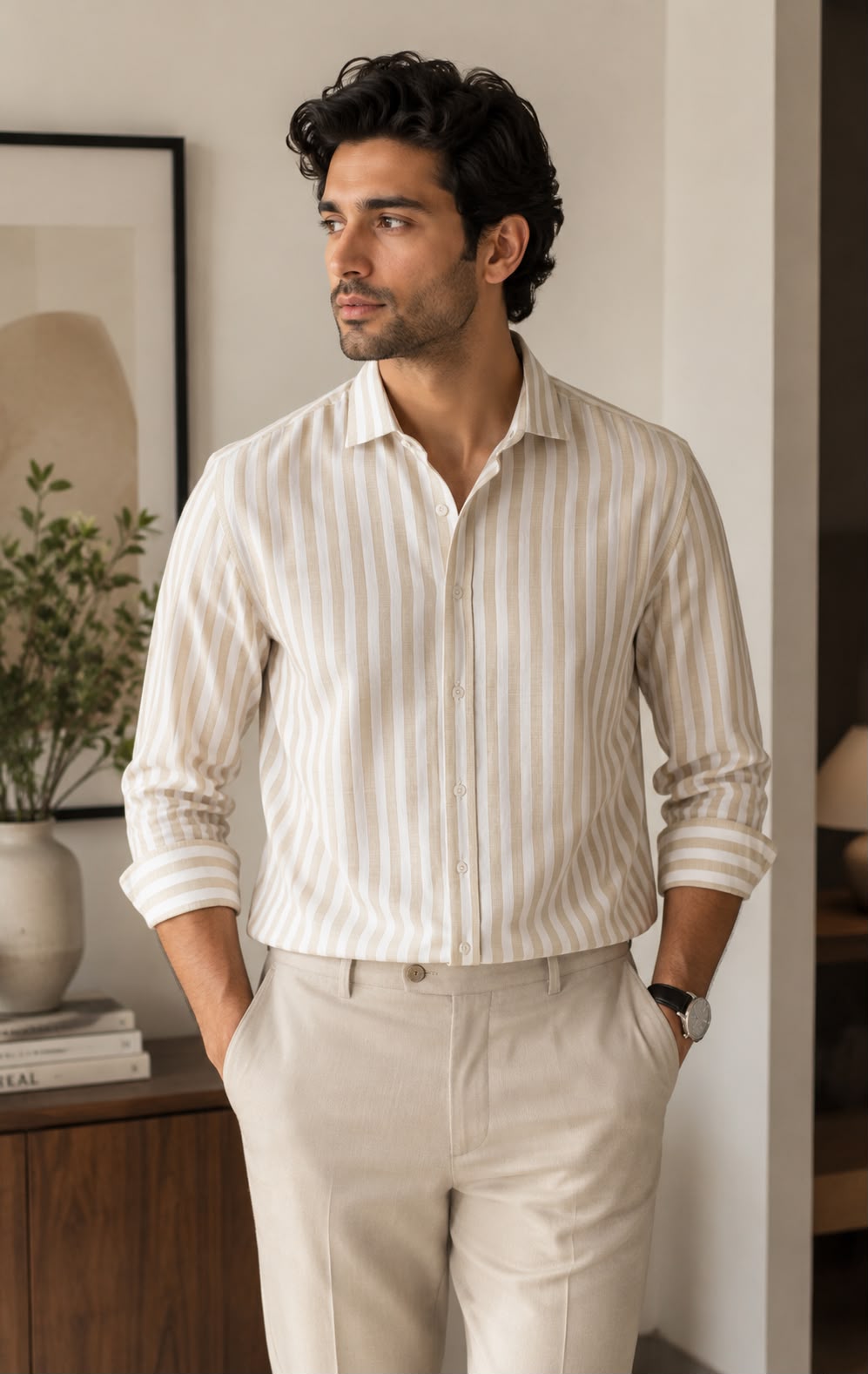 Dress shirt lining