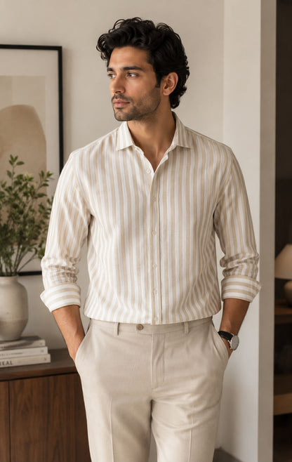 Dress shirt lining