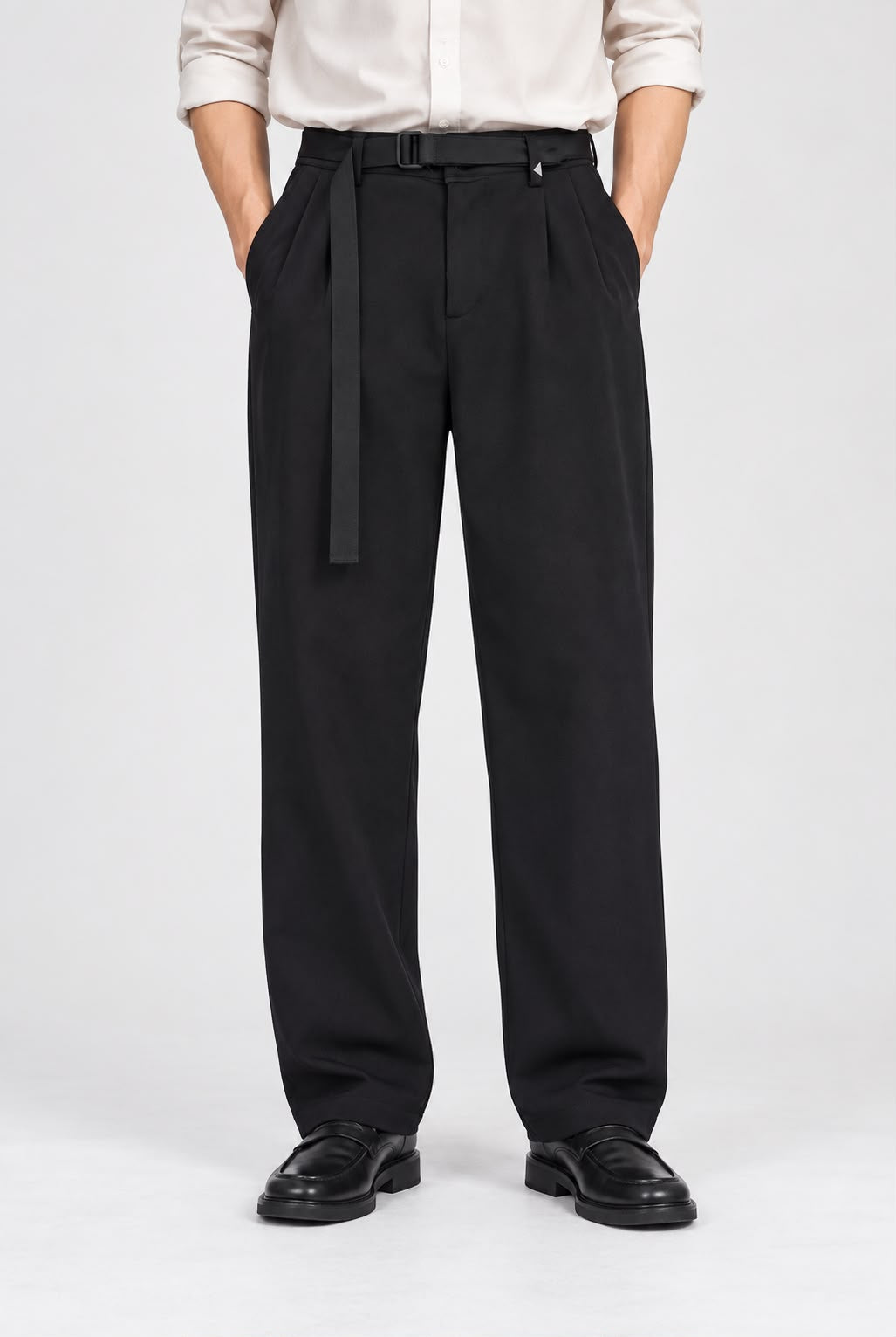 BELTED TROUSER thick