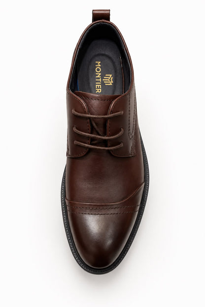 CAP TOE DERBY SHOES