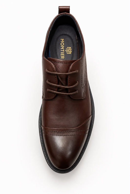 CAP TOE DERBY SHOES