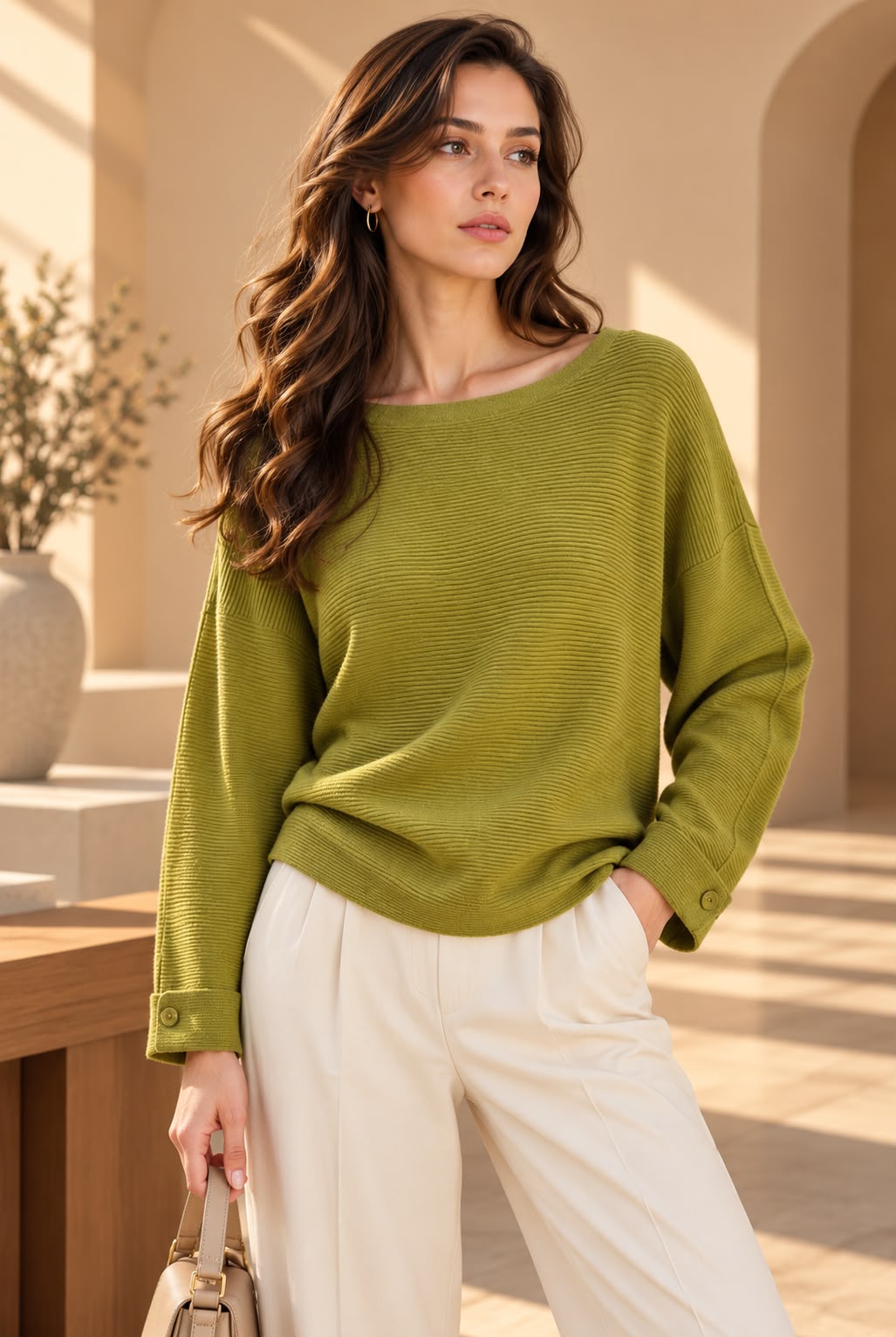 BAGGY RIBBED SHIRT