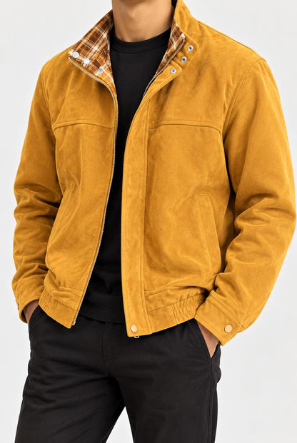SNAP TAB SUEDE JKT