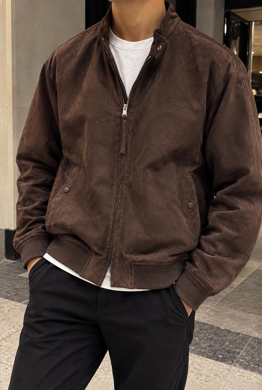 SUEDE BAGGY STYL JKT