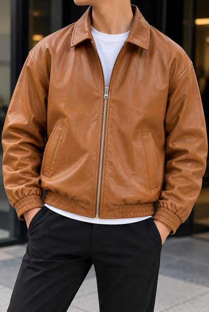 LEATHER JACKET P