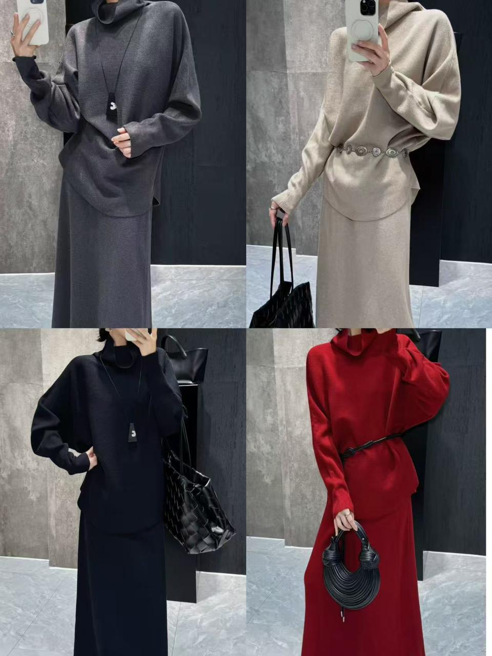 WOOLEN SKIRT W BS