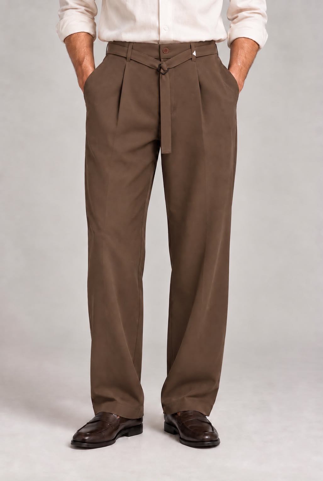 BELTED TROUSER thick