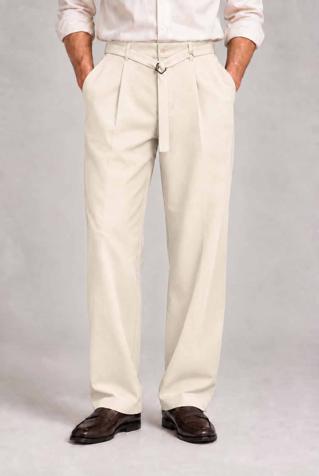 BELTED TROUSER thick