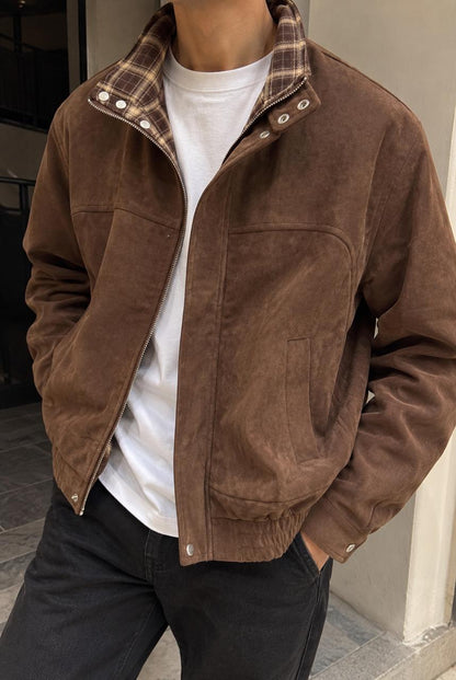 SNAP TAB SUEDE JKT