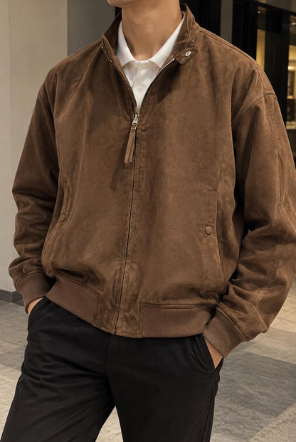 SUEDE BAGGY STYL JKT