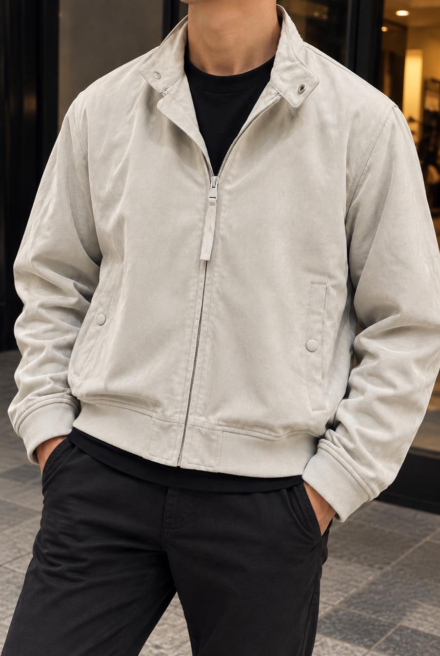 SUEDE BAGGY STYL JKT