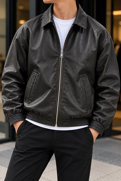 LEATHER JACKET P