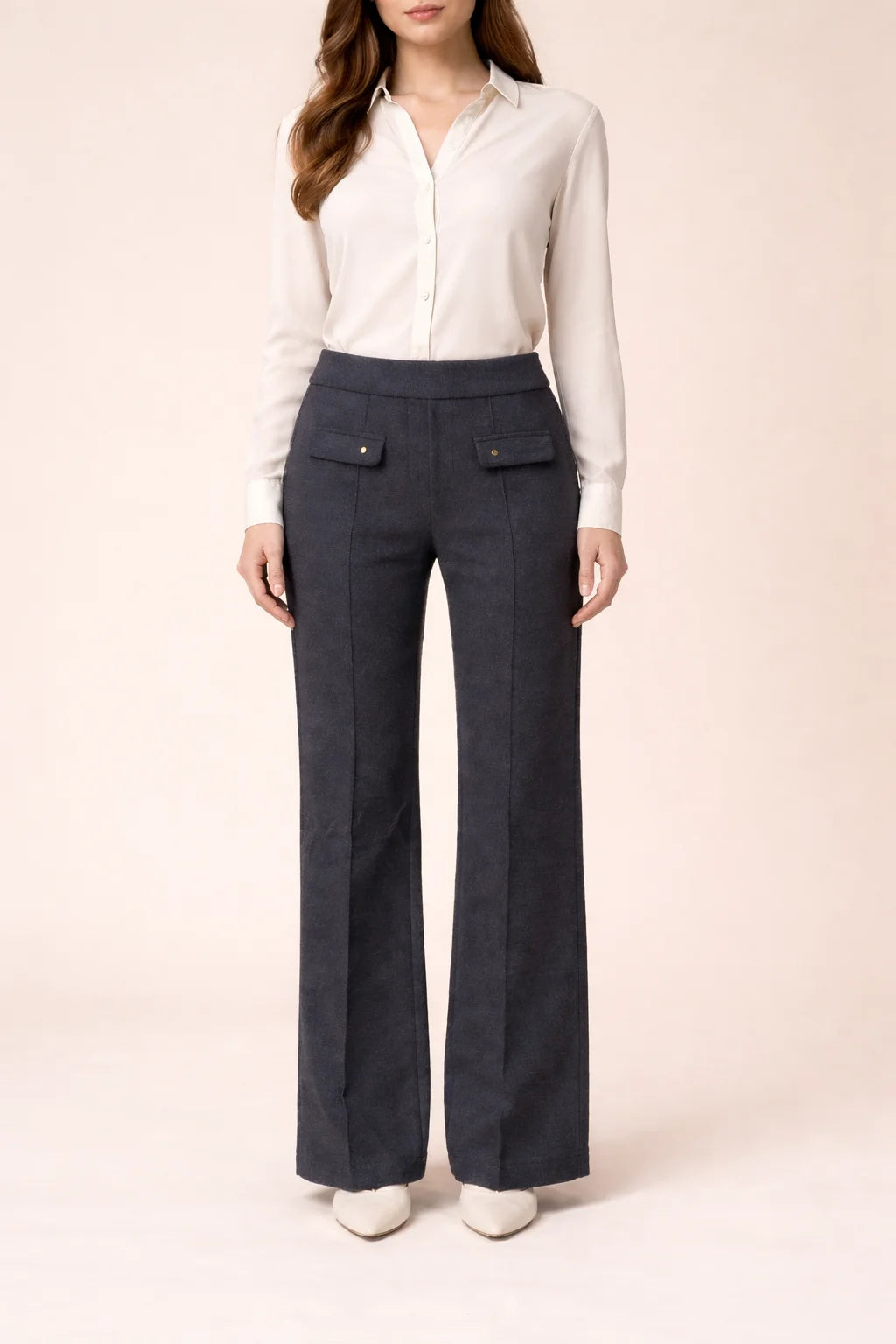 WOOLEN PANT FRNT PKT FLP