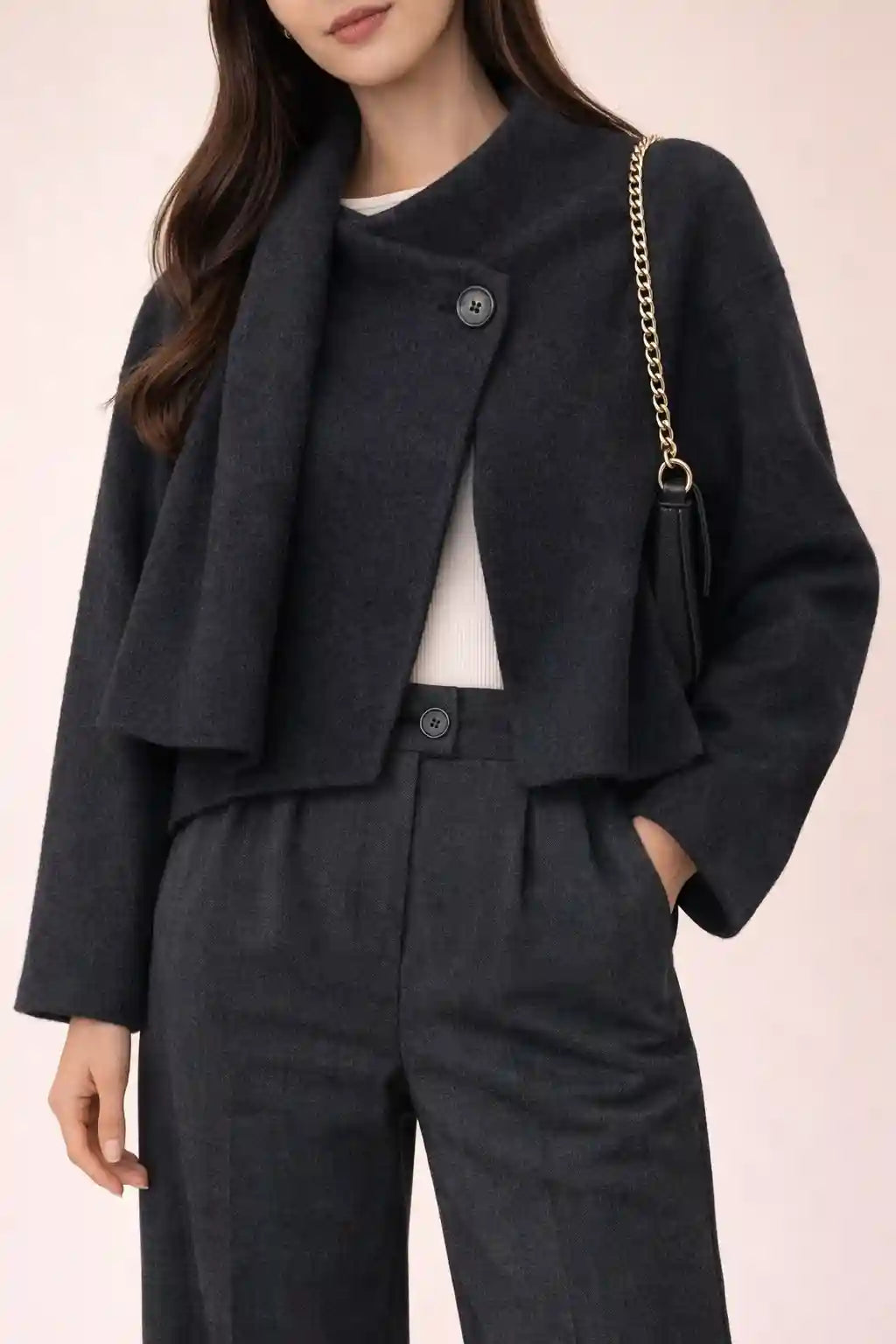 WOOLEN COT single btn