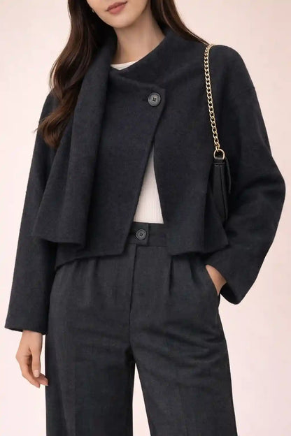 WOOLEN COT single btn