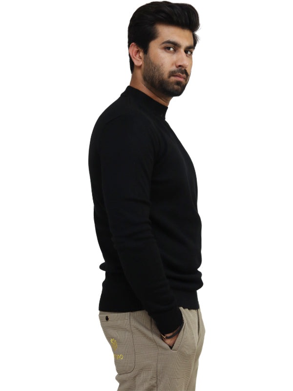 COTTON SWEAT SHIRT(mock nek)