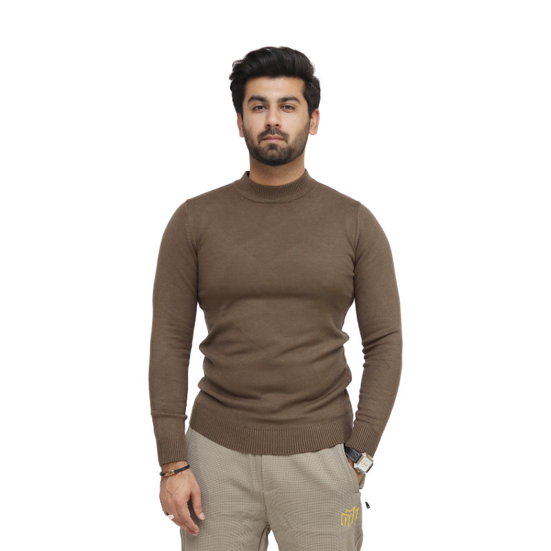 COTTON SWEAT SHIRT(mock nek)
