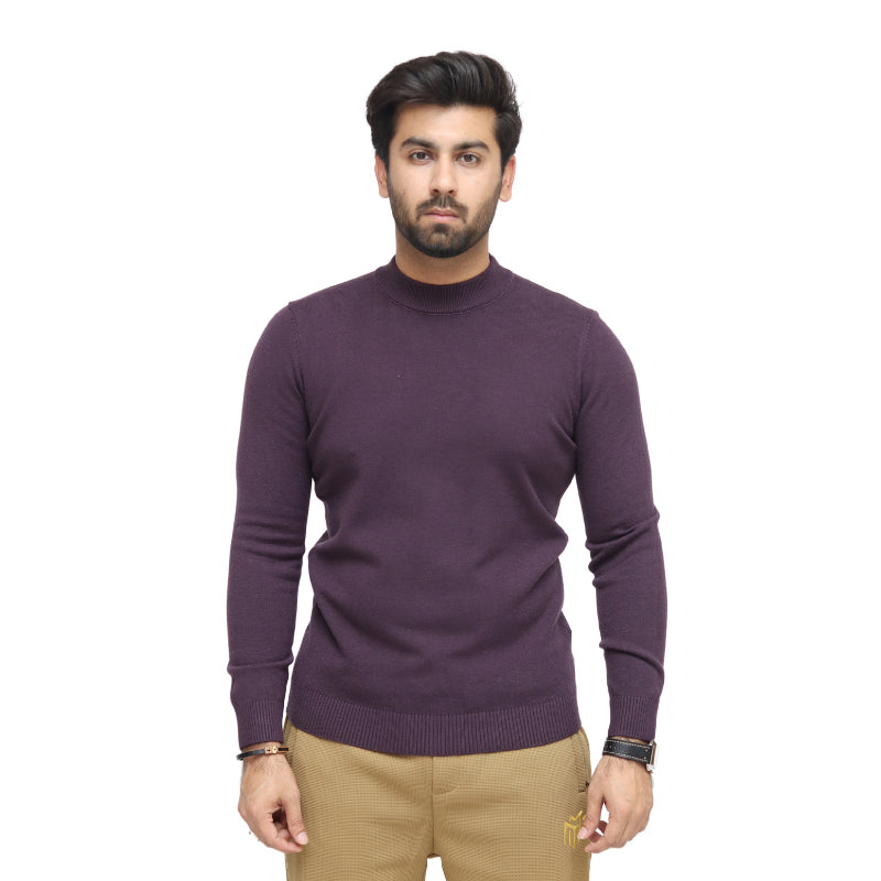 COTTON SWEAT SHIRT(mock nek)