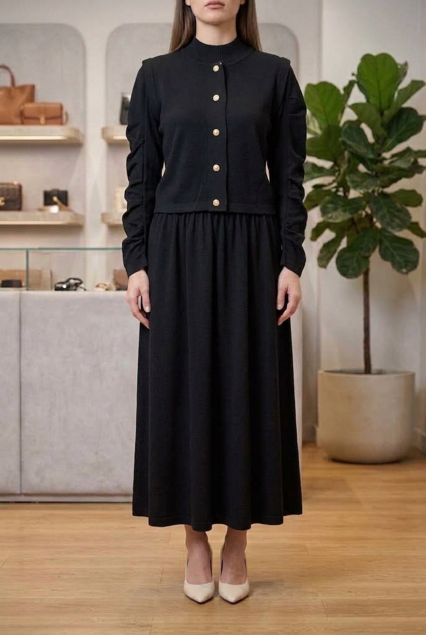 WOOLLEN MAXI W WAISTCOAT