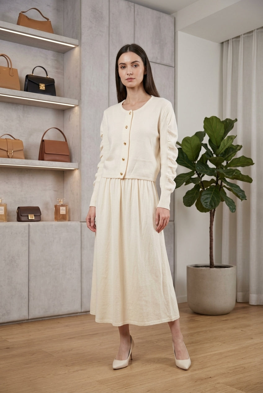 WOOLLEN MAXI W WAISTCOAT